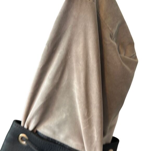 Soul Carrier Black Thick Leather Luxury Designer Backpack Purse Bag